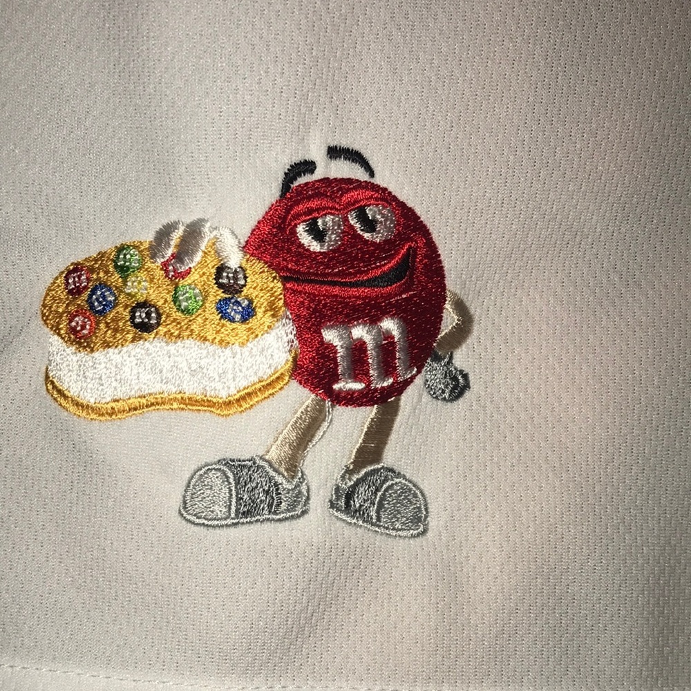 SPORT-TEK 2XL White Polo M&M/ Snickers Shirt